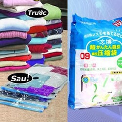 Bộ 8 túi hút chân không kèm bơm - túi đựng tiện dụng hút chân không