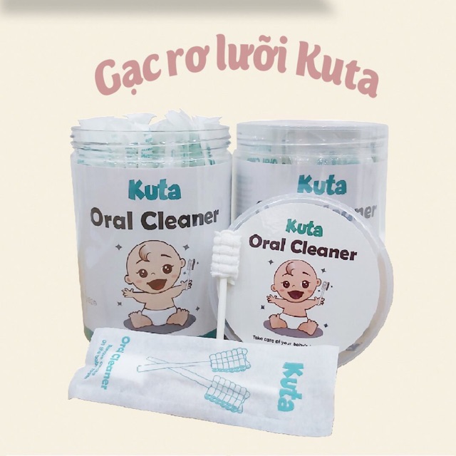 Gạc rơ lưỡi Kuta 30 chiếc/ hộp xuất Hàn