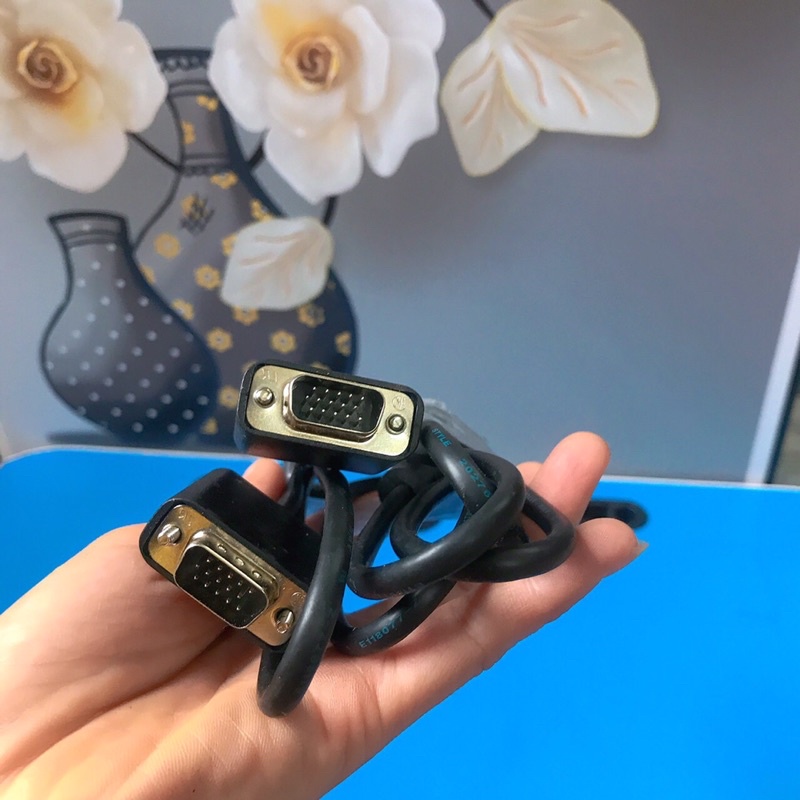 Dây cáp VGA DELL 1.5m 1,8m dây cáp tín hiệu màn hình máy chiếu chất lượng.