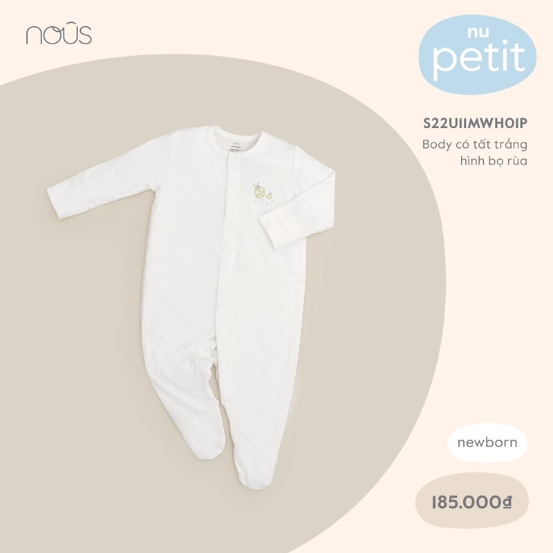 NOUS Bodysuit Newborn sơ sinh thương hiệu NOÛS cho bé