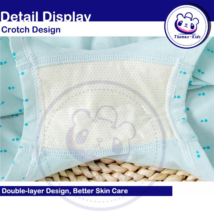 Bộ 2 Quần Lót Boxer Bằng Cotton Thoáng Khí Thoải Mái Cho Bé Gái 3-15 Tuổi