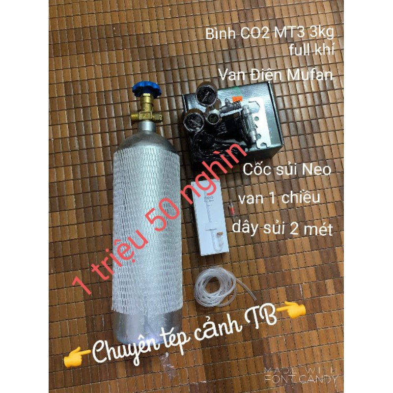 Bình Co2 thủy sinh, combo siêu rẻ