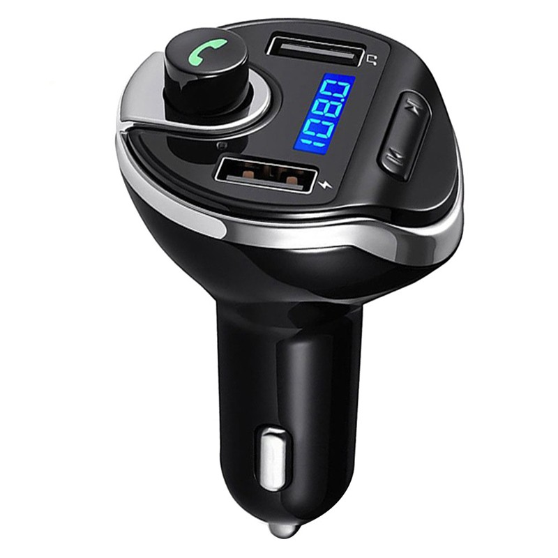 New Stock Car Bluetooth 4.2 Fm Transmitter T20 Car Kit Handsfree Receiver