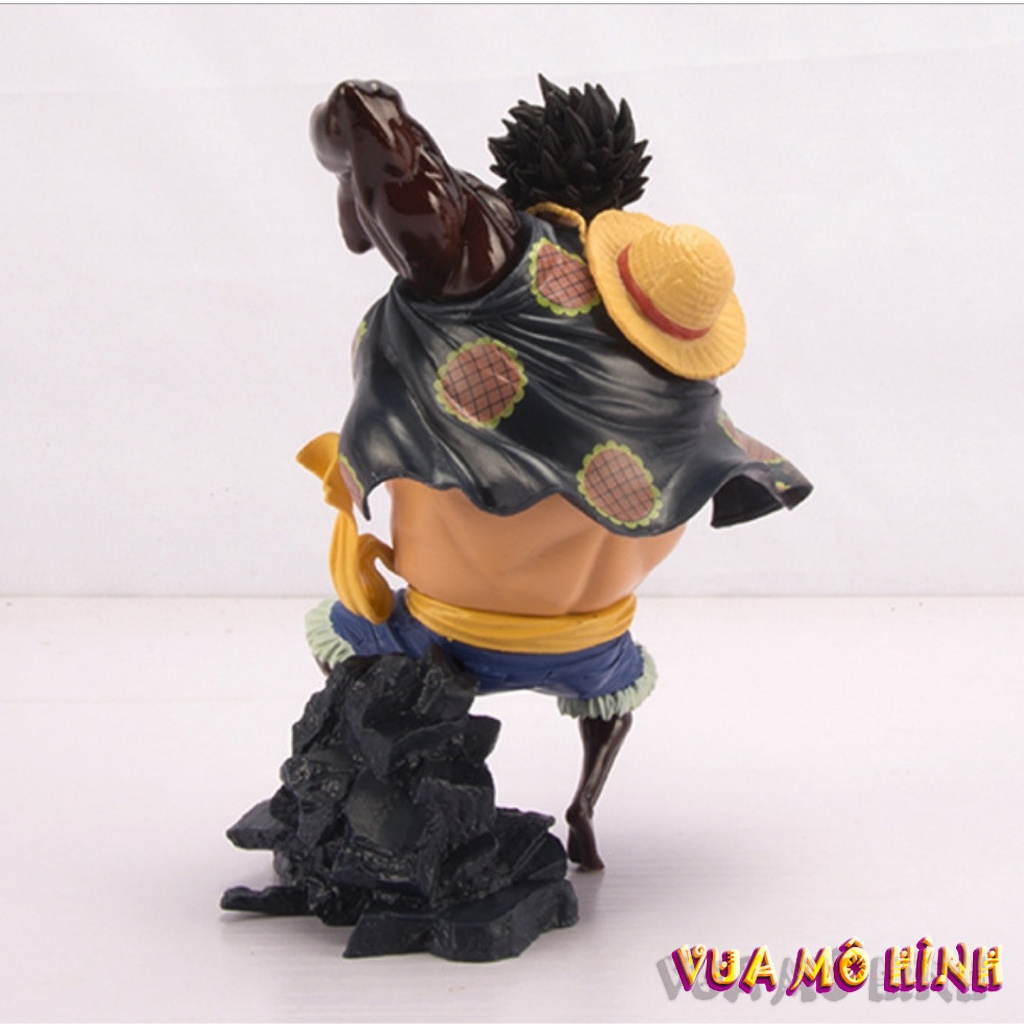 Mô hình One Piece - Mô hình Luffy Gear 4 full Haki cực đẹp cao 20cm