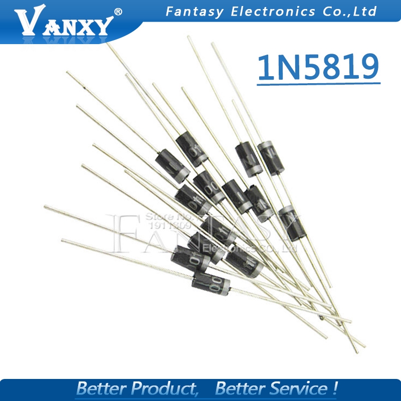 Set 100 Đi Ốt Bán Dẫn In5819 Do-41 1a 40v Schottky Diode 1n5819 Dip | BigBuy360 - bigbuy360.vn