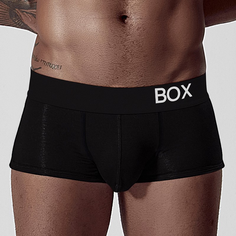 Quần lót cotton ORLVS dạng boxer ngắn in chữ  chất lượng cao dành cho nam OR6602