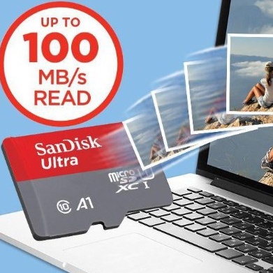 Thẻ nhớ 64GB 32GB 16GB 8GB Thẻ nhớ SanDisk Ultra Class 10 667x 100MB/s chuyên dụng camera điện thoại, loa đài-BH 5 năm