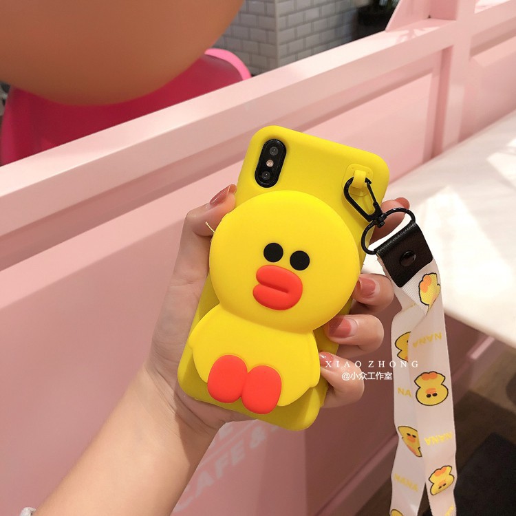 [XẢ KHO ] Ốp lưng Gấu Ví Cute iPHONE 6 /7 /8 PLUS / SAMSUNG A10 / M10 /A20 /A30 / A50 /A70 /J7 PRIME / PRO / OPPO F11