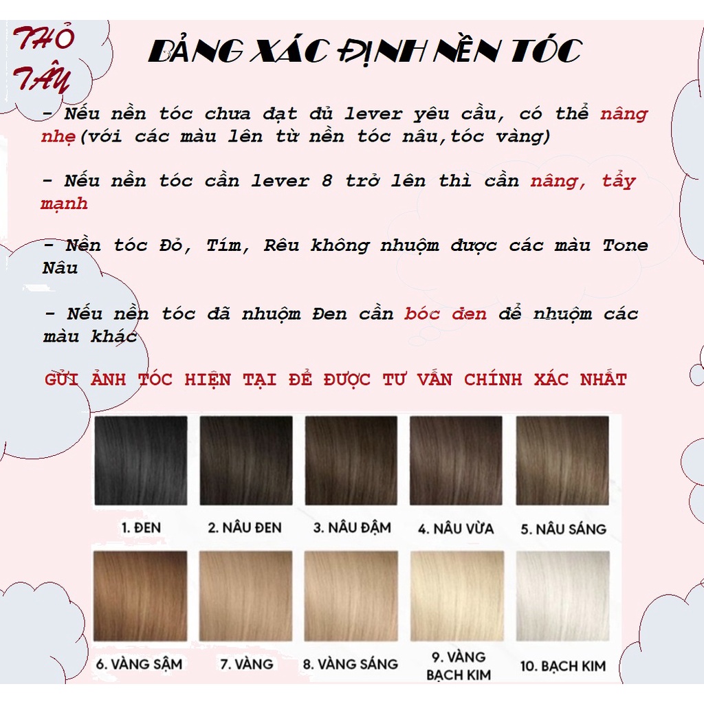 Thuốc Nhuộm Tóc Màu XANH DƯƠNG KHÓI Không Tẩy