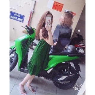 Đầm Phi Bóng đuôi cá yếm hót có mút
