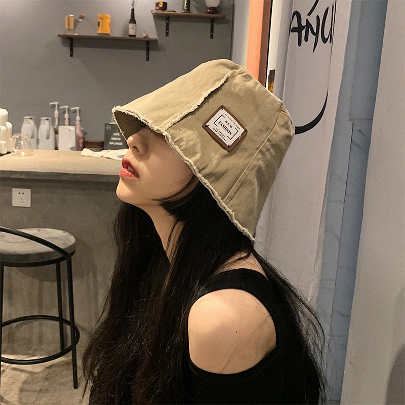 [Augustcloth] Mũ/ nón bucket denim jean tua rua phong cách Hàn Quốc