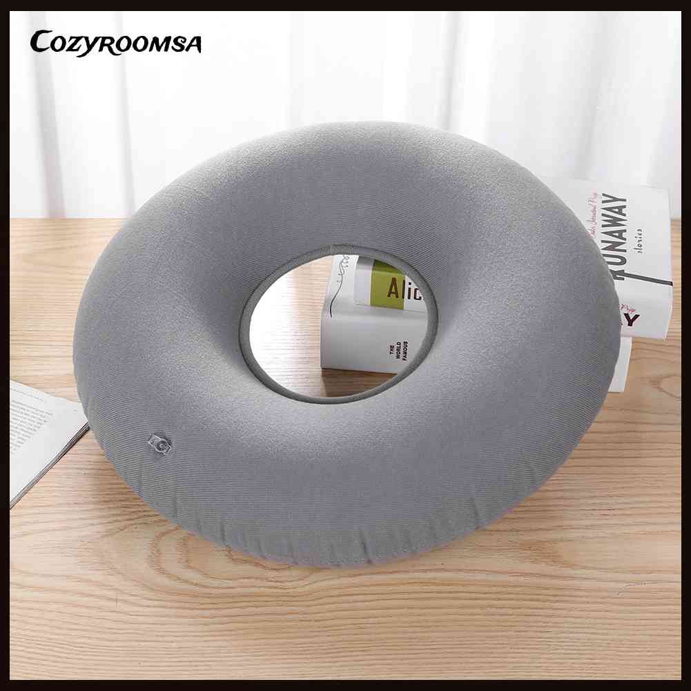 Đệm Ngồi Y Tế Hỗ Trợ Hông Bơm Hơi Chống Bệnh Trĩ Có Máy Bơm