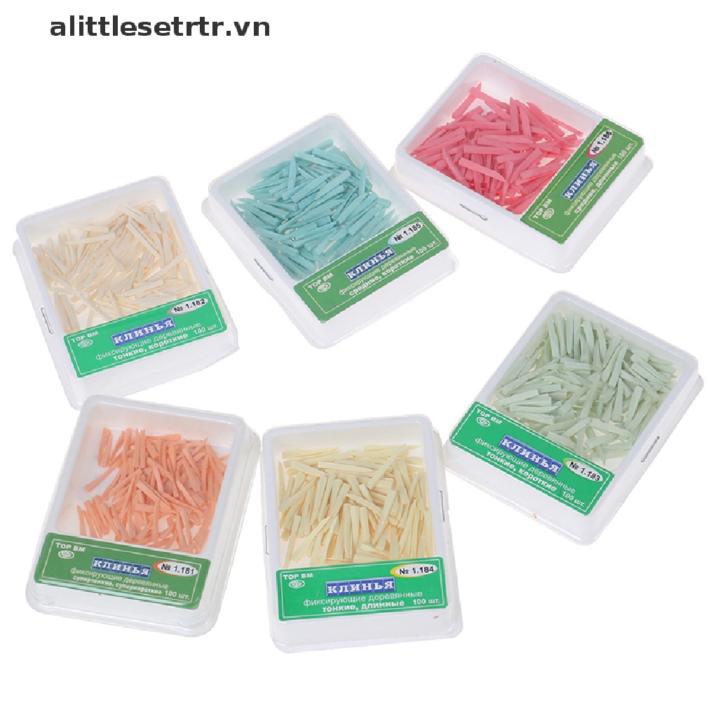 Set 100 nêm gỗ chỉnh sửa răng chuyên dụng
