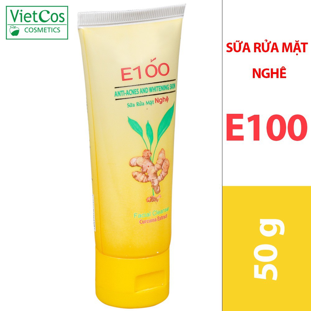 Sữa rửa mặt nghệ E100 50g
