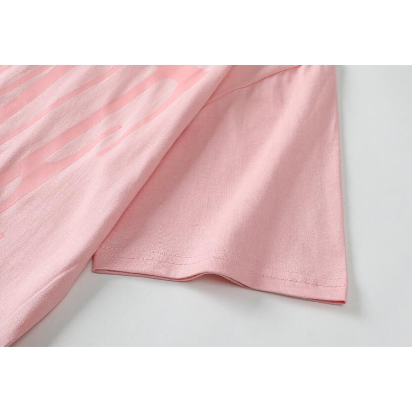 Áo thun cotton tay ngắn in chữ Vlone phong cách thời trang cho nam nữ