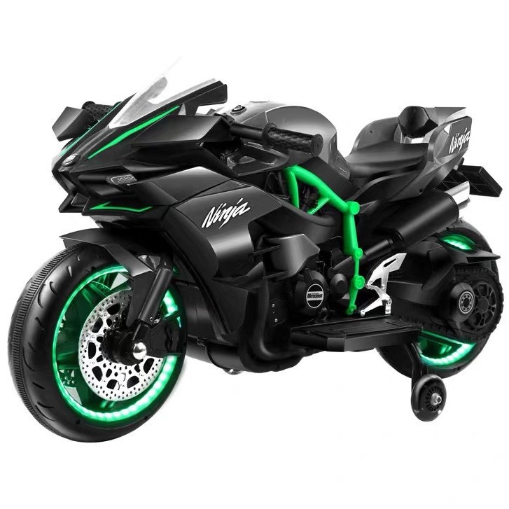 Xe máy điện moto 3 bánh Ninja H2R siêu thể thao đồ chơi cho bé tự lái (Đỏ-Hồng-Xanh-Đen-Trắng)