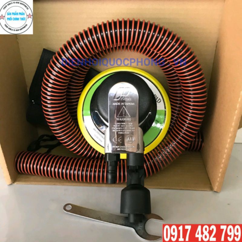 MÁY CHÀ NHÁM HƠI PRIMA CÓ HÚT BỤI ĐẾ 6 INH 150mm