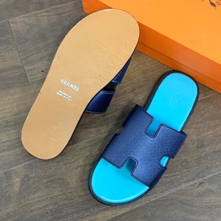 Dép quai ngang chữ H Màu Xanh Đế Gỗ Giá Rẻ