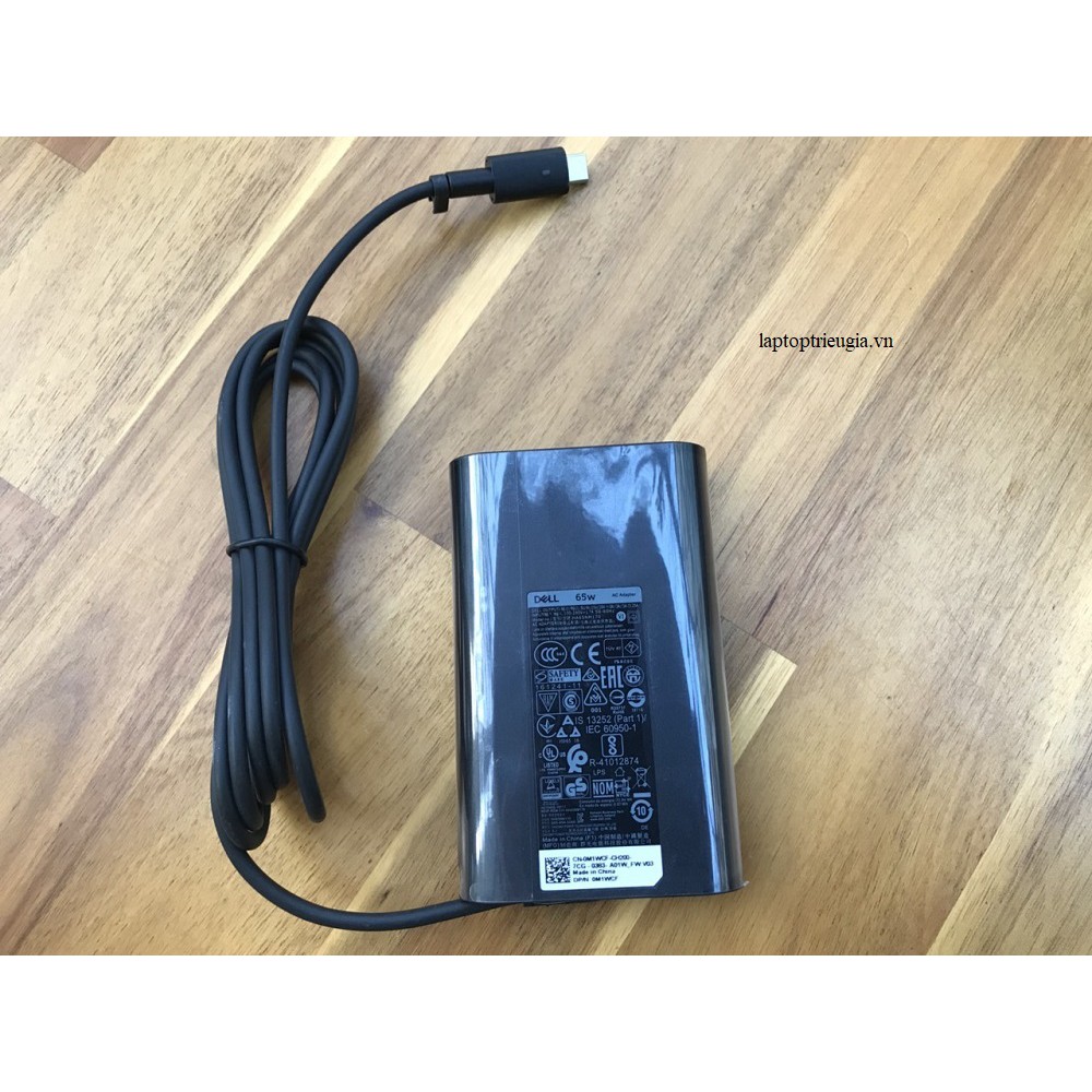 🌟CHÍNH HÃNG , Qua sử dụng🌟 củ cốc SAC LAPTOP DELL OVAN LENOVO chân TYPE-C 65W - 3.25A remax u90
