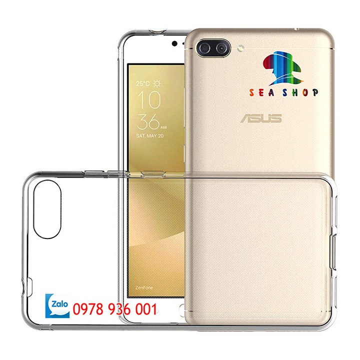 [SEASHOP] Bộ 2 ốp silicon dẻo Asus Zenfone 4 Max 5.2 inch - ZC520KL - X00HD trong suốt