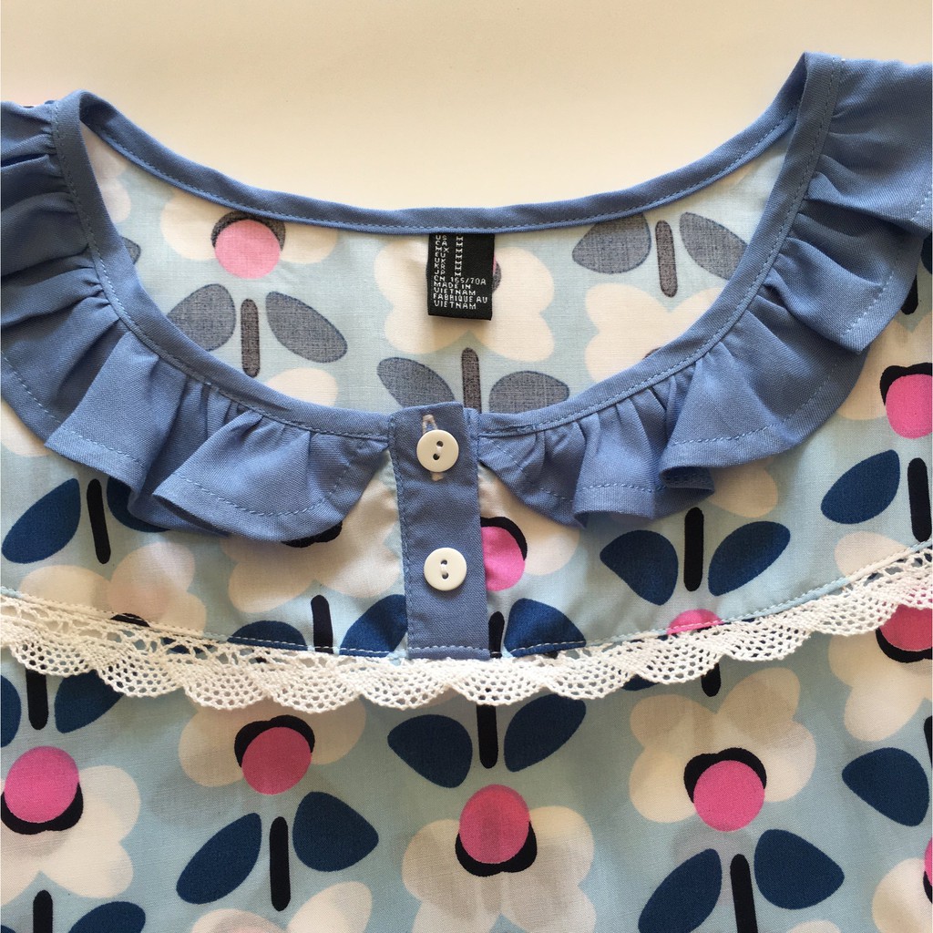 ĐỒ BỘ TOLE ĐÙI MẶC NHÀ NỮ CÁNH TIÊN VIỀN REN PHỐI MÀU - ĐỒ MẶC NHÀ QUEENIE | BigBuy360 - bigbuy360.vn