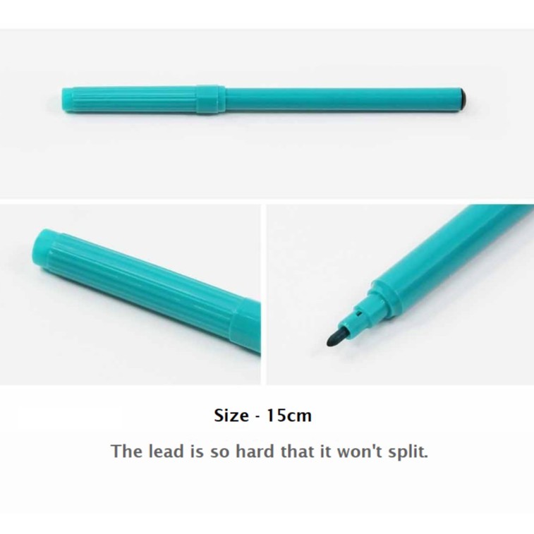 [My Little Tiger] TIGER ARTIST Color Markers Pen Bút ký màu 100PCS (50 colors * 2ea) Painting Pens, Kids Markers Set