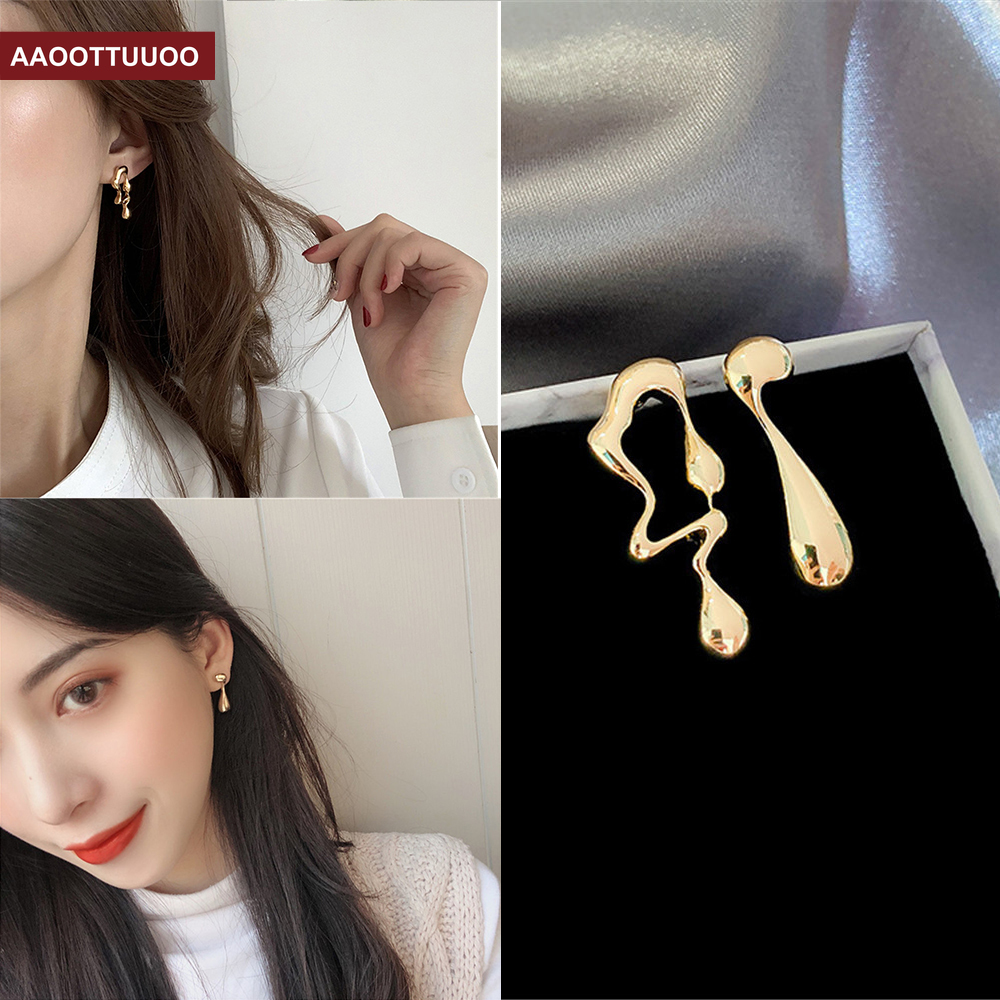 Đôi Bông Tai Bất Đối Xứng Thời Trang Cho Nữ