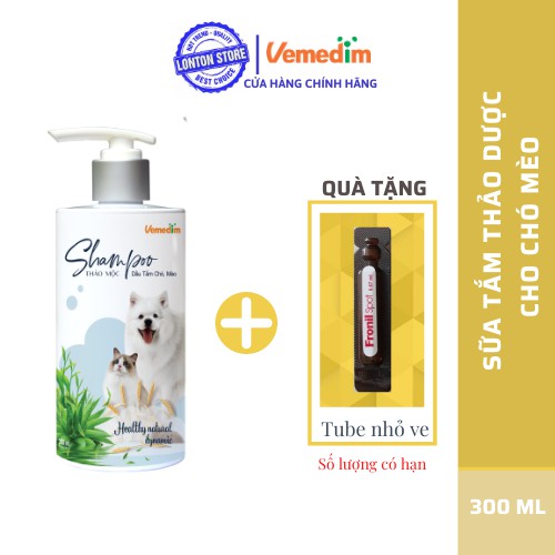 Sữa tắm chó mèo - Shampoo thảo mộc. Vemedim &Lonton store