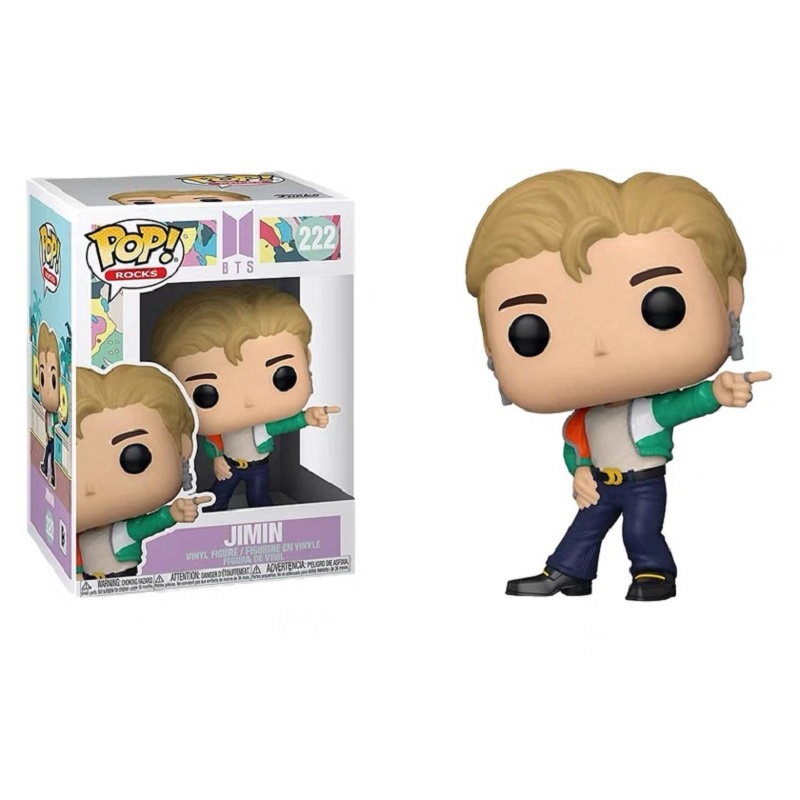 Mô Hình Đồ Chơi Sưu Tầm Búp Bê Funko POP BT21 2022 Bằng PVC RM JUNG V BTS