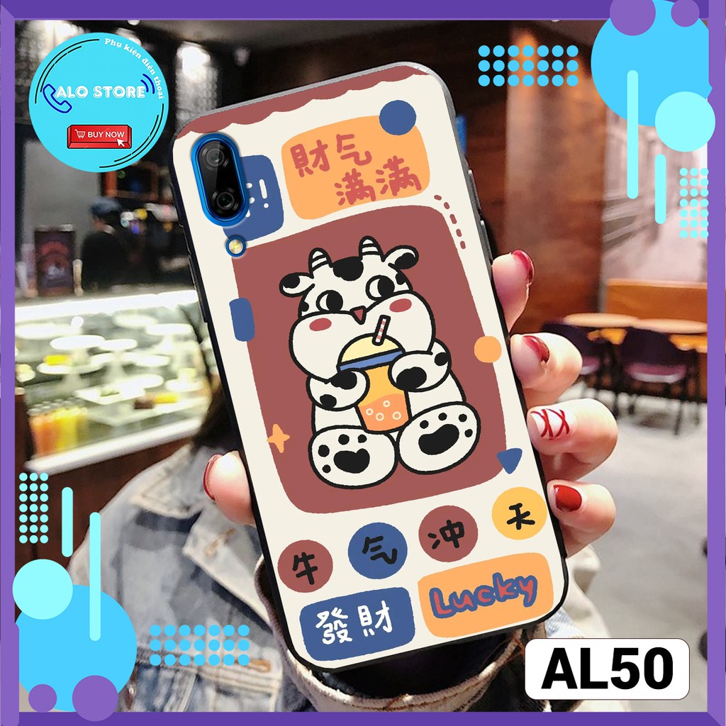 Ốp lưng huawei in hình bò sữa, tom jerry đáng yêu y7 pro 2019/y9 2019/y9 prime