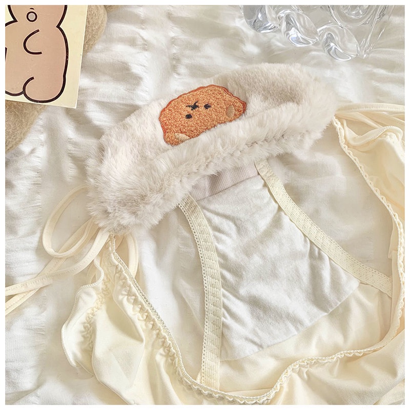 Bộ Quần Lót Họa Tiết Hoạt Hình Dễ Thương Thoải Mái Cho Nữ