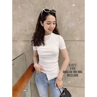 Áo thun vạt trước dài