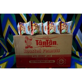 Đậu phộng tân tân nước cốt dừa thùng 200 gói /15g