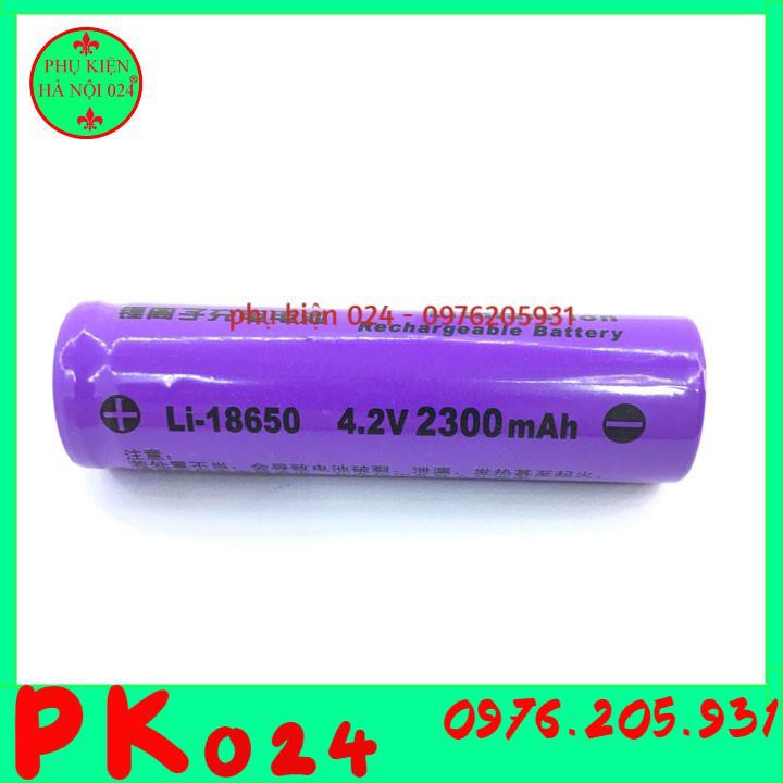 Bộ 2 Pin Sạc Lion 18650 4.2V 2300 mAh