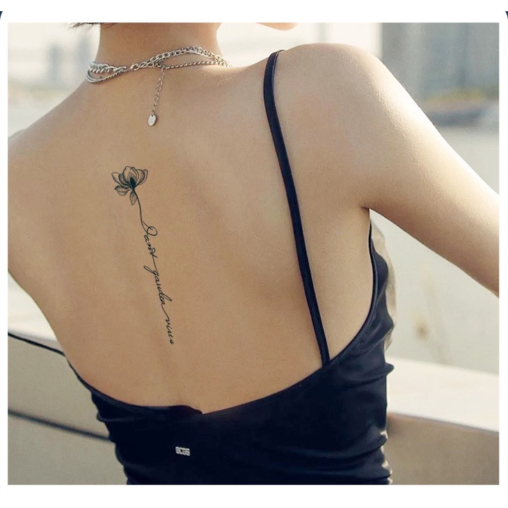 Hình Xăm Dán Tạm Thời Hình Chữ Cái Tiếng Anh Cá Tính
