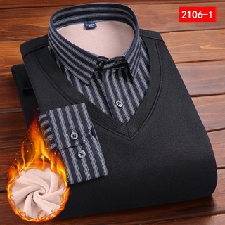 (Sale sốc) Áo sơ mi lót lông nam siêu ấm áp chống chọi đại hàn