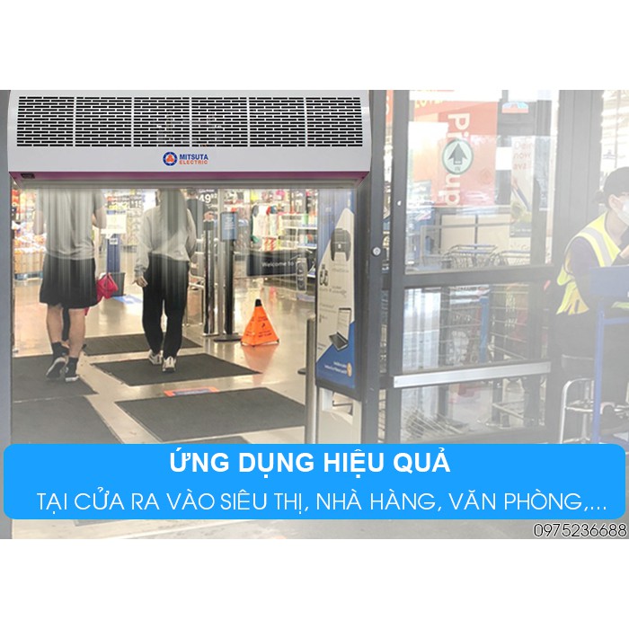Quạt cắt gió điều hòa có điều khiển Mitsuta FM-1212S-K