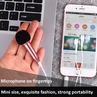 Micro Hát Karaoke Mini Giắc Cắm 3.5mm
