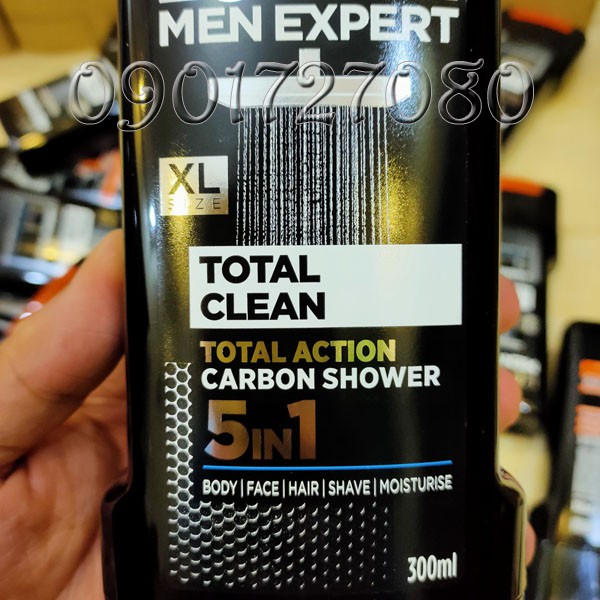 Sữa tắm Loreal Total Clean  5 in 1 - Pháp
