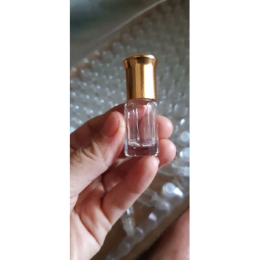 Vỏ lọ chiết Nước hoa, Tinh dầu, Serum có đầu bi lăn 3ml.