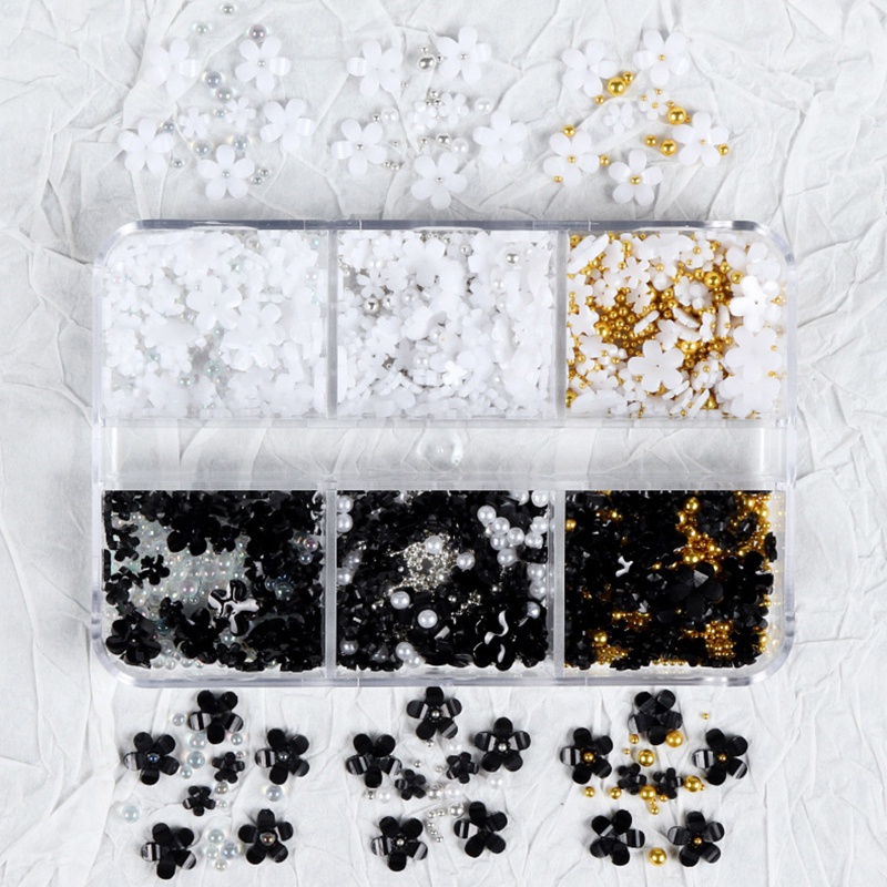 Phụ Kiện Ngọc Trai 3D Trang Trí Móng Tay Nghệ Thuật Cho Nữ