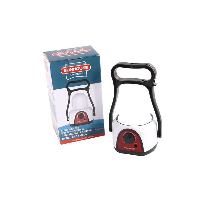Đèn tích điện đa năng cỡ trung 360 SUNHOUSE SHE-6848LA