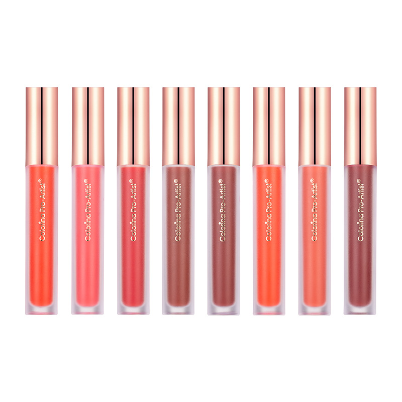 (Hàng Mới Về) Son Môi Lì Thiết Kế Vỏ Màu Vàng Đồng Độc Đáo | BigBuy360 - bigbuy360.vn