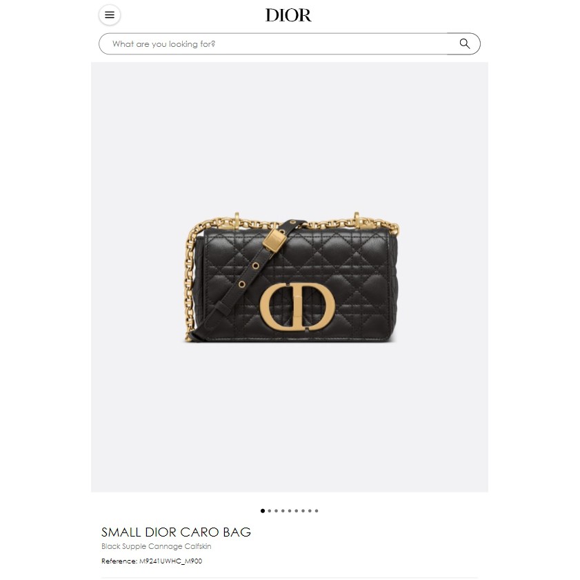 Túi Xách Dior Caro - Super Full Box Size 20 - Túi Đeo Chéo Nữ Dior Caro Small Bag
