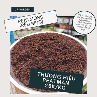1KG Peatmoss - Rêu mục trồng sen đá và xương rồng