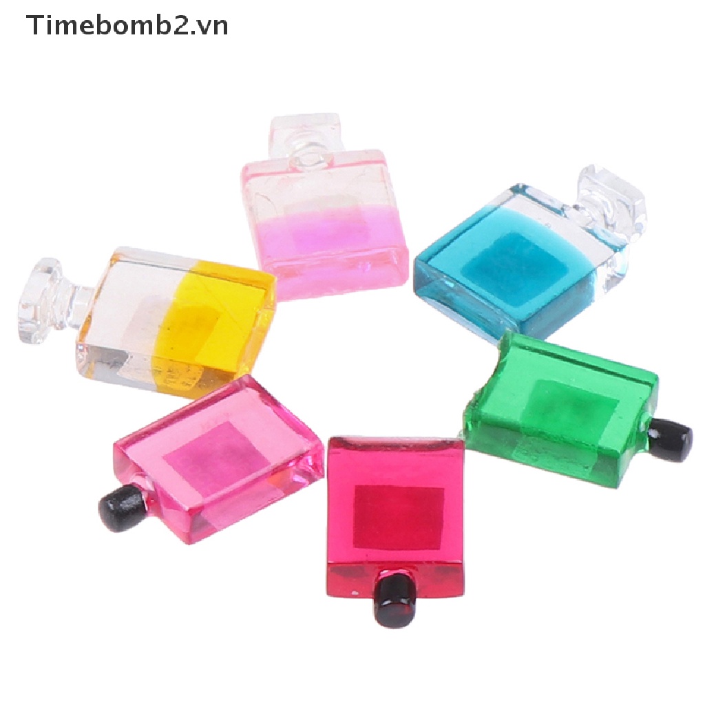 Bộ 6 Lọ Nước Hoa mini Tỉ Lệ 1: 12 Trang Trí Nhà Búp Bê