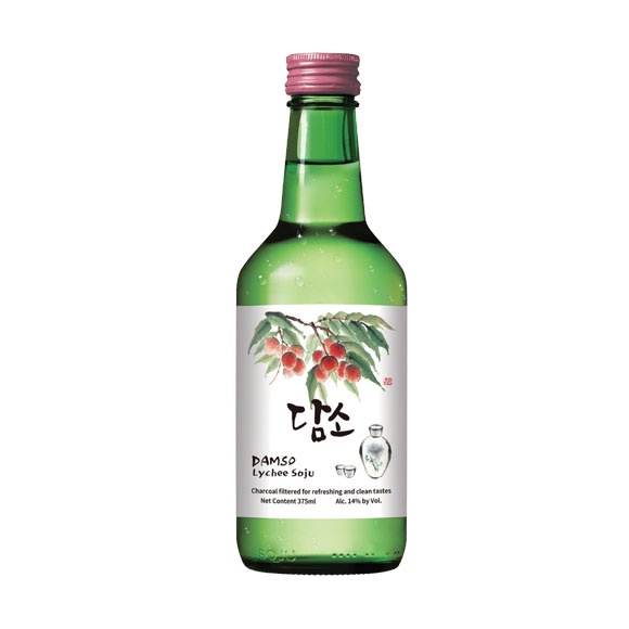 Soju Nhập khẩu Hàn Quốc DAMSO Chai 360ml đủ 7 vị