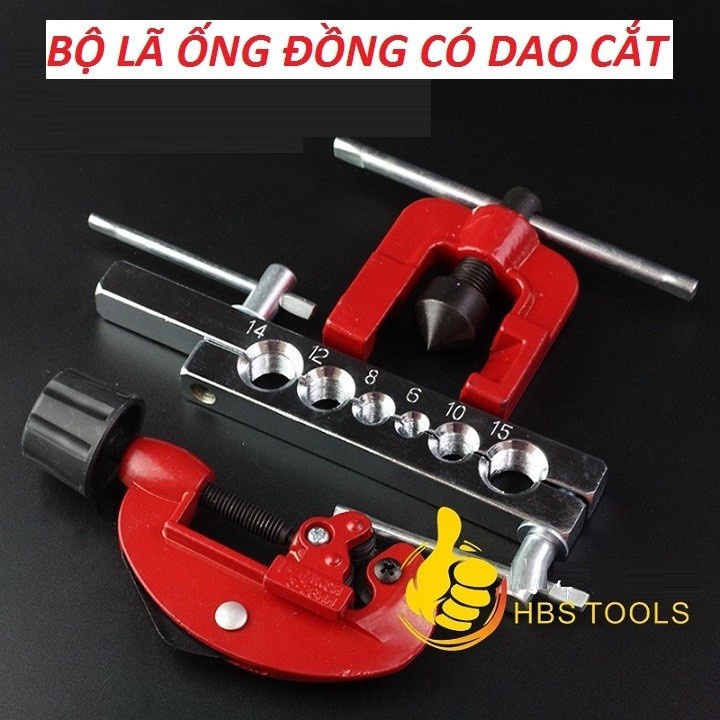 Bộ loe ống đồng lệch tâm có dao cắt,bộ lá ống đồng