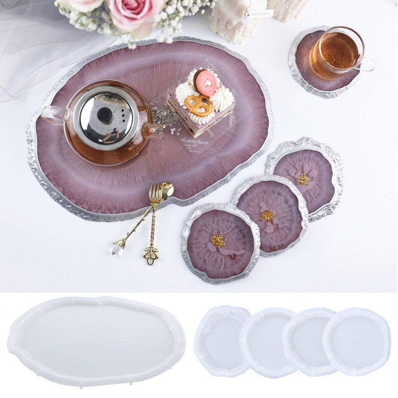 Sa Khuôn Làm Đế Lót Ly Bằng Resin Epoxy Độc Đáo DIY