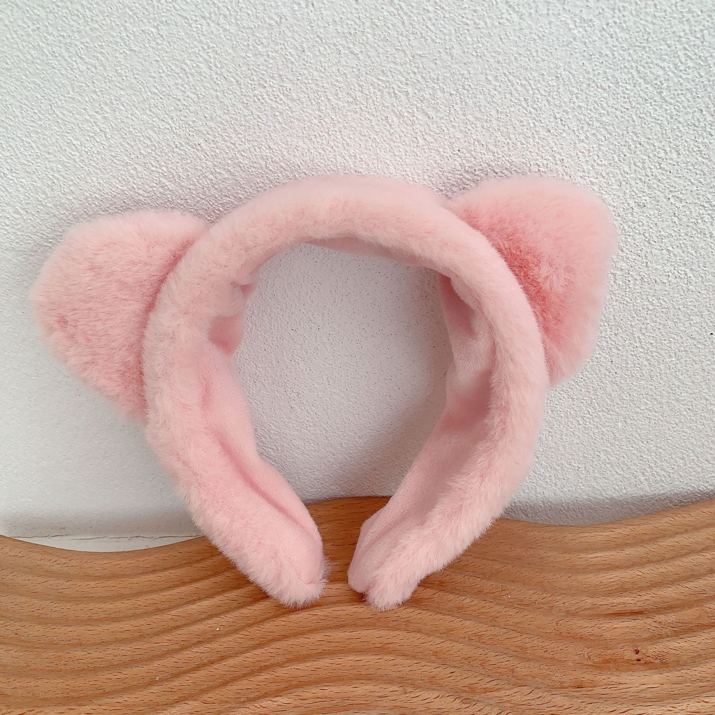 Băng đô tai mèo dễ thương phong cách Hàn Quốc nhiều màu tùy chọn cho nữ